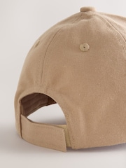 Cement Brown Canvas Cotton Cap 1-16 Years (3mths-16yrs) - Image 3 of 3