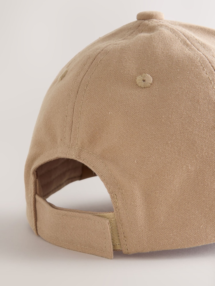 Cement Brown Canvas Cotton Cap 1-16 Years (3mths-16yrs) - Image 3 of 3