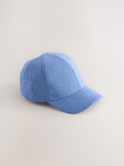 Pale Blue Jersey Marl Cap (3mths-13yrs) - Image 1 of 3