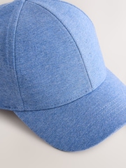 Pale Blue Jersey Marl Cap (3mths-13yrs) - Image 2 of 3
