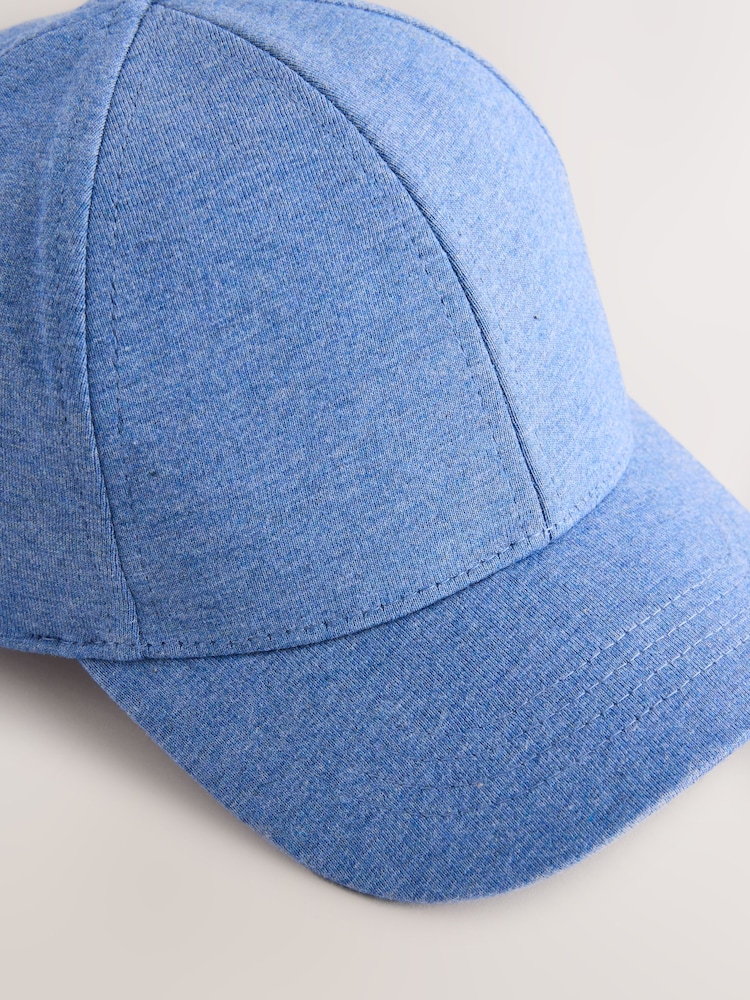 Pale Blue Jersey Marl Cap (3mths-13yrs) - Image 2 of 3