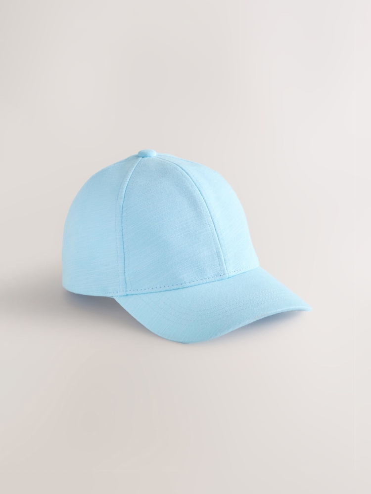 Blue Jersey Cotton Cap (3mths-13yrs) - Image 1 of 3