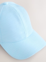 Blue Jersey Cotton Cap (3mths-13yrs) - Image 2 of 3