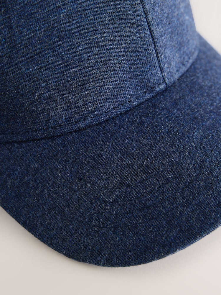 Navy Blue Jersey Marl Cap (3mths-13yrs) - Image 2 of 3