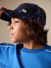 Black/Blue Lightning Bolt - Baseball-Cap (3–16 Jahre) - Bild 1 von 5