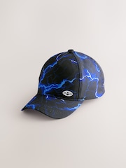 Black/Blue Lightning Bolt - Baseball-Cap (3–16 Jahre) - Bild 3 von 5