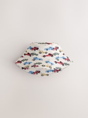 Cream/Blue Bucket Hats 2 Pack (3mths-13yrs) - Image 2 of 5