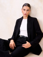 Lipsy Black Relaxed Blazer - Image 3 of 4