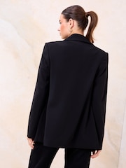 Lipsy Black Relaxed Blazer - Image 4 of 4