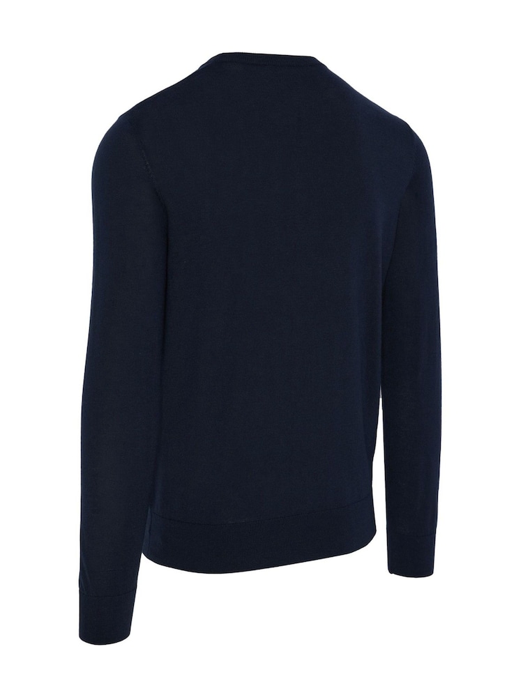 Callaway Apparel Blue Uk Long Sleeve Crew Neck Sweater - Image 2 of 2 Callaway Apparel Blue Uk Long Sleeve Crew Neck Sweater - Image 2 of 2