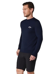 Callaway Golf Blue Uk Long Sleeve Crew Neck Sweater - Image 3 of 5