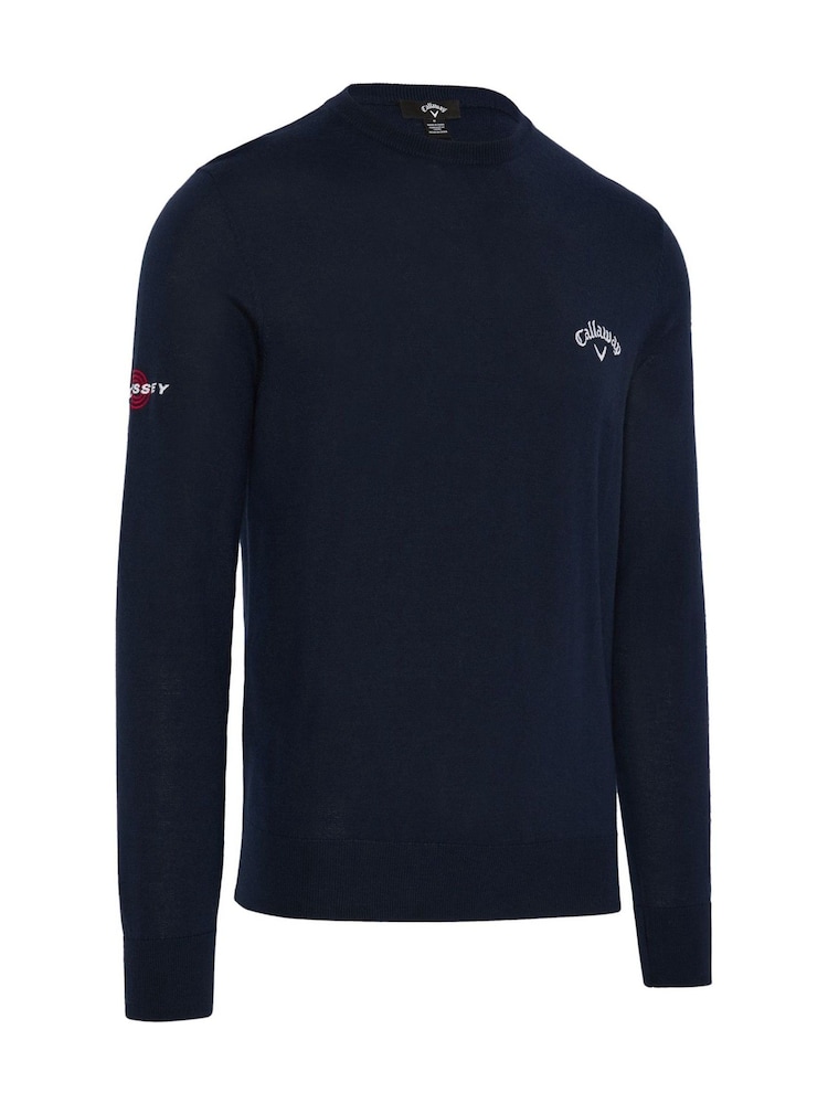 Callaway Golf Blue Uk Long Sleeve Crew Neck Sweater - Image 5 of 5