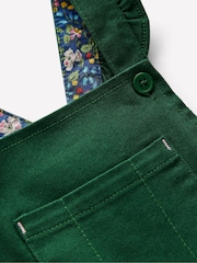 Boden Green Frill Dungarees - Image 3 of 3