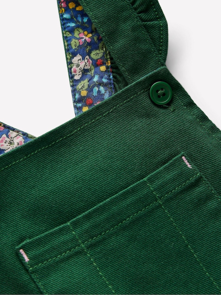 Boden Green Frill Dungarees - Image 3 of 3