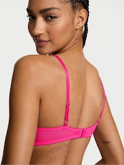 Victoria's Secret Haute Pink Floral Embroidered Bra - Image 2 of 4