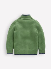 Boden Green Heritage Half-Zip Jumper - Image 5 of 6