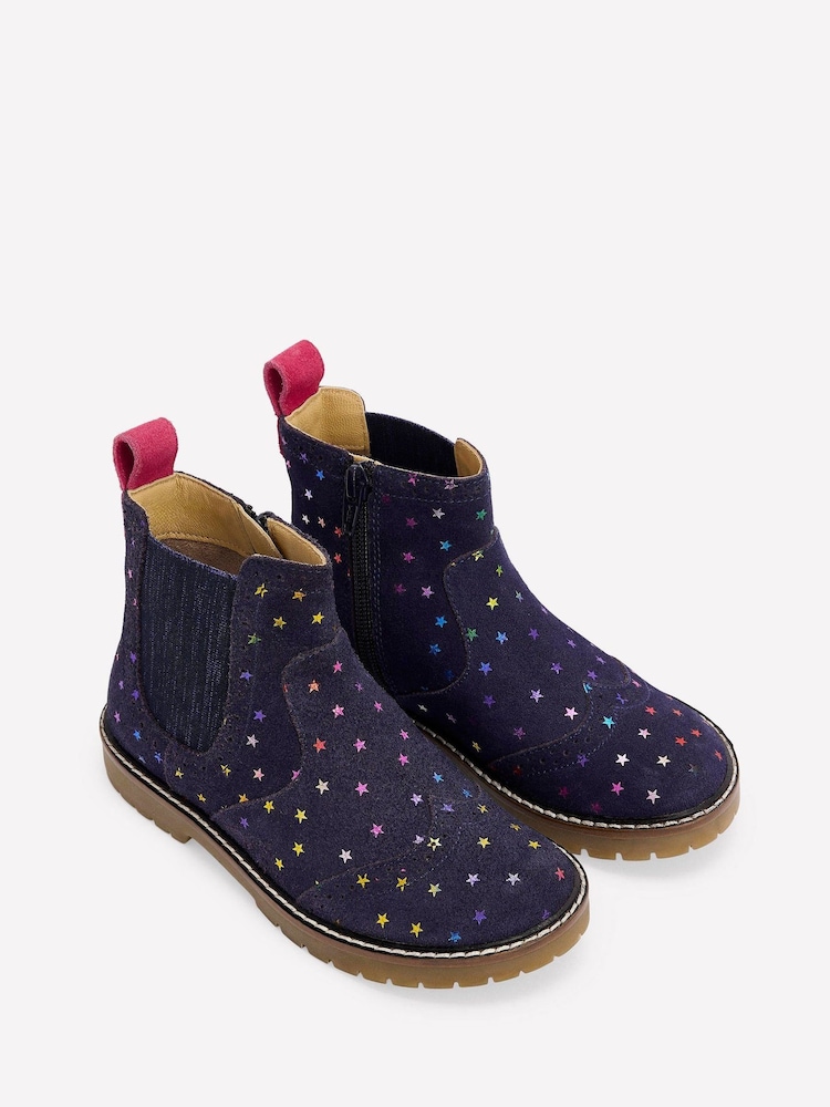 Boden Blue Leather Chelsea Boots - Image 2 of 3