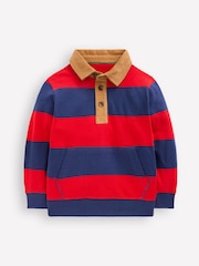 Boden White Collared Sweatshirt - Image 1 of 3