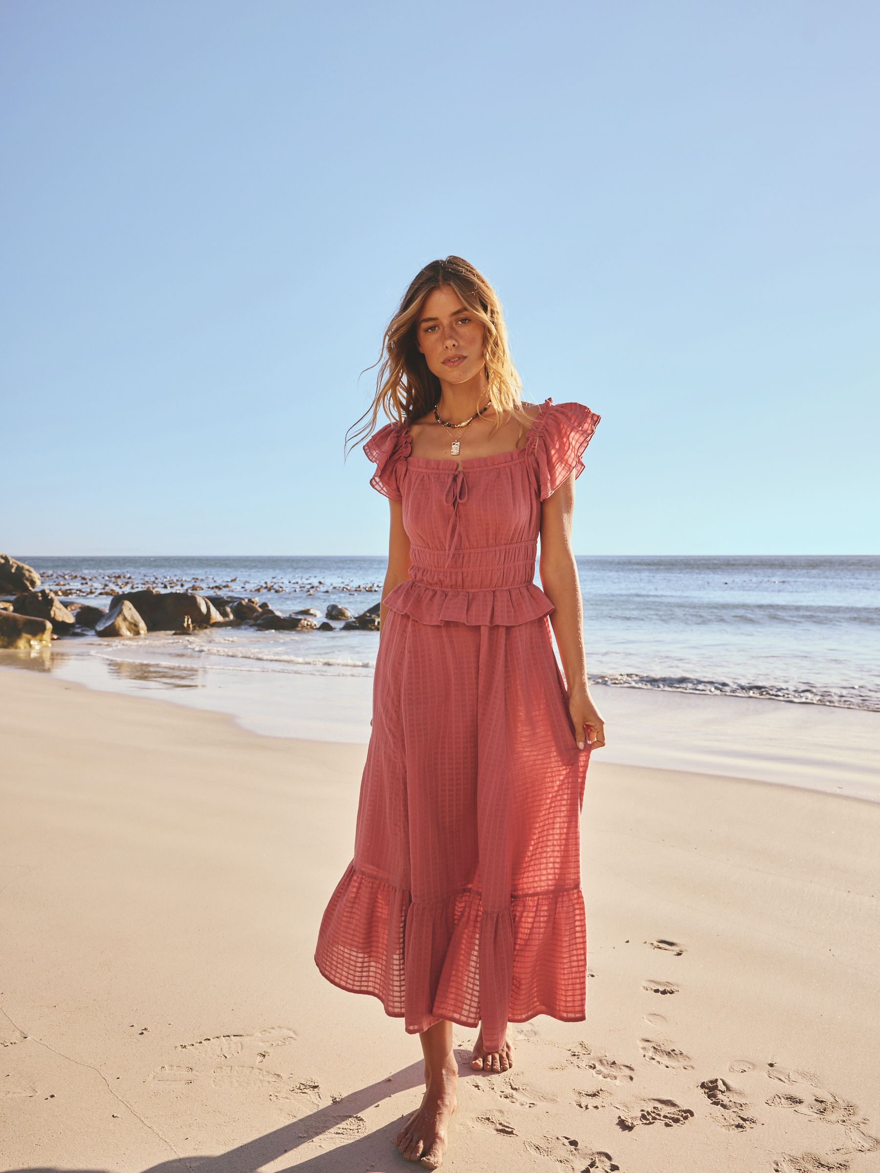 ワンピース Ruffle Sleeve Dress 6y Buy Rose Pink Flutter Sleeve Square Neck Dress from Next Oman