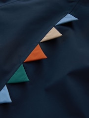 Navy Dino Waterproof Fleece Lined Puddlesuit (3mths-7yrs) - Image 4 of 5