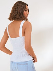 Friends Like These Cream 3D Floral Premium Cami - Image 4 of 5