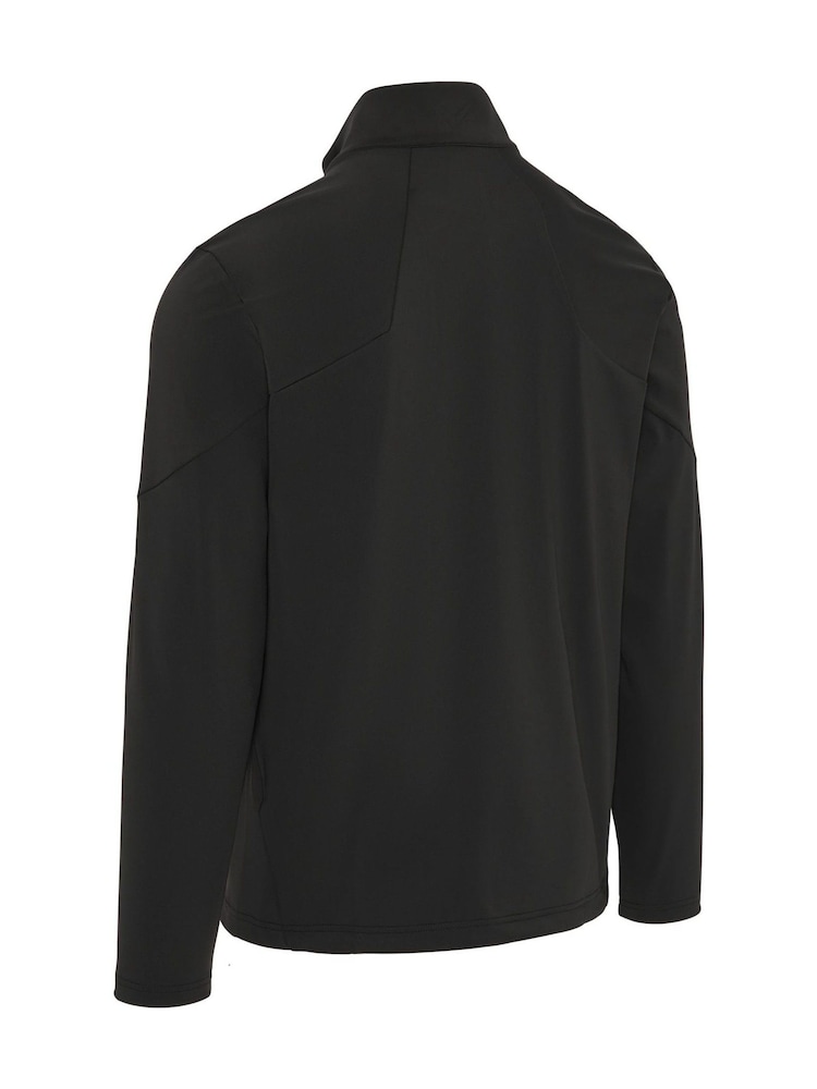 Callaway Apparel Emea Full Zip Mixed Media Black Jacket - Image 4 of 4 Callaway Apparel Emea Full Zip Mixed Media Black Jacket - Image 4 of 4