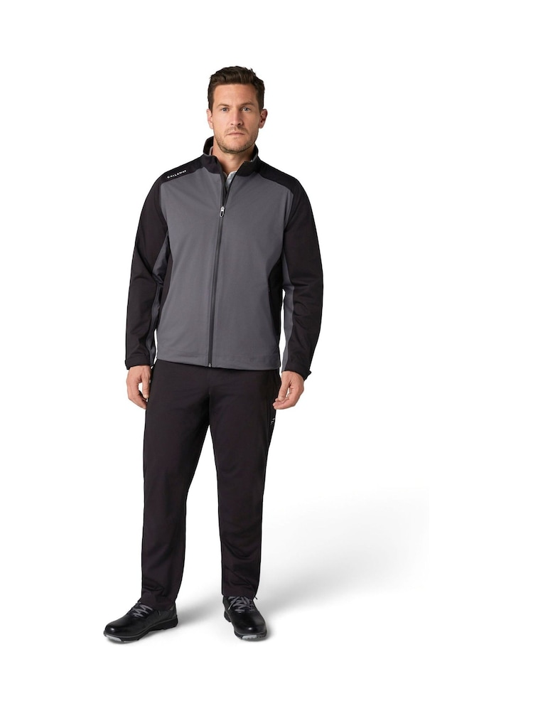Callaway Apparel Emea Full Zip Stormlite III Waterproof Black Jacket - Image 1 of 4 Callaway Apparel Emea Full Zip Stormlite III Waterproof Black Jacket - Image 1 of 4