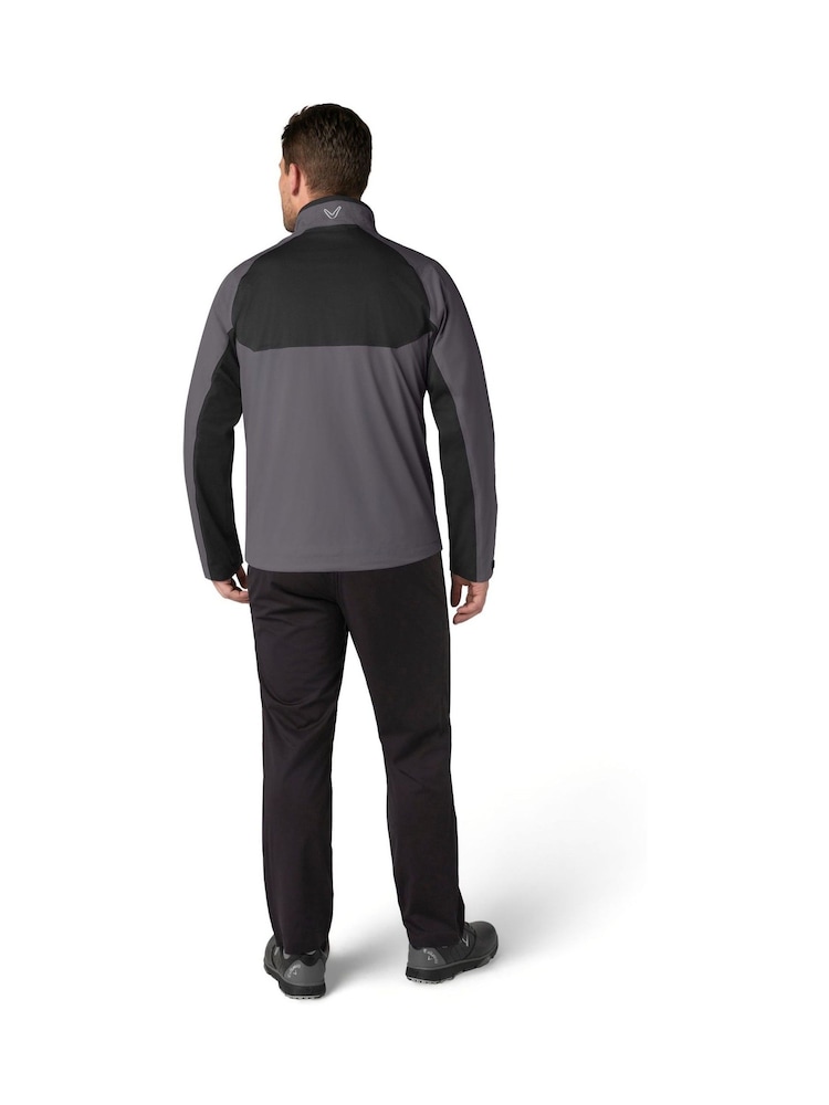 Callaway Apparel Emea Full Zip Stormlite III Waterproof Black Jacket - Image 2 of 4 Callaway Apparel Emea Full Zip Stormlite III Waterproof Black Jacket - Image 2 of 4