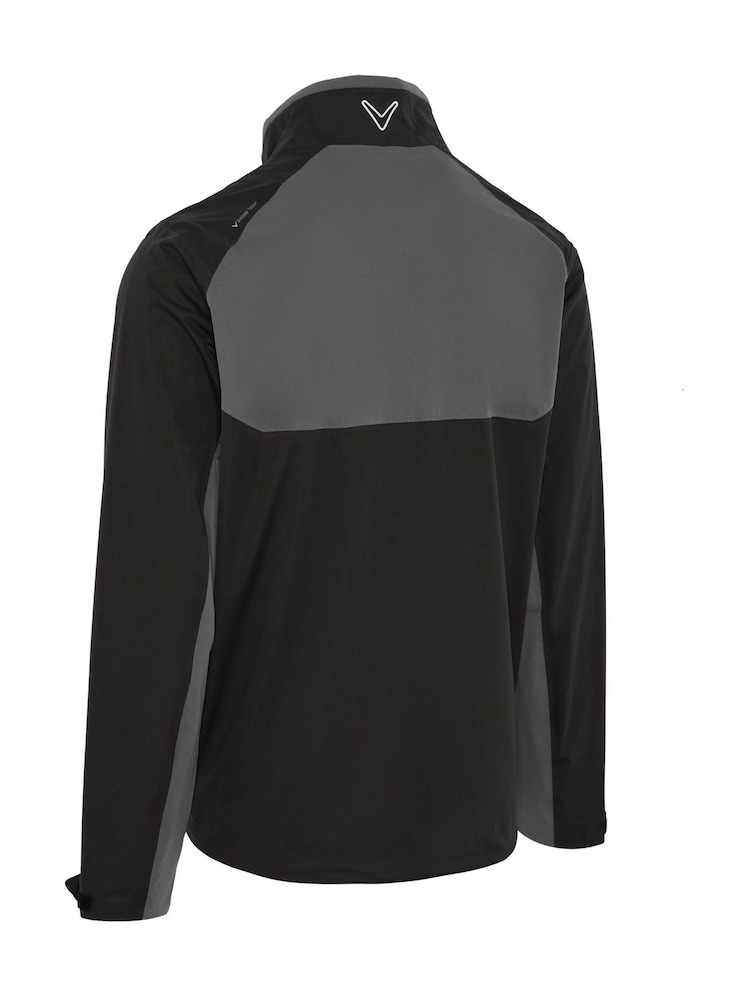 Callaway Apparel Emea Full Zip Stormlite III Waterproof Black Jacket - Image 4 of 4 Callaway Apparel Emea Full Zip Stormlite III Waterproof Black Jacket - Image 4 of 4