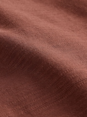 Brown Jersey Wrap Midi Dress - Image 6 of 7