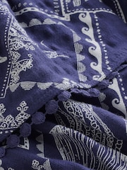 Navy/Asul - Damit na Jersey Skort - Larawan 8 ng 8