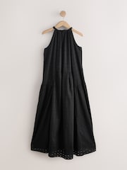 Black Halter Maxi Dress - Image 6 of 8