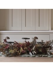 Lights4fun 70cm Autumn Winter Trio Candle Holder - Image 2 of 4