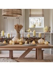Lights4fun 70cm Autumn Winter Trio Candle Holder - Image 4 of 4