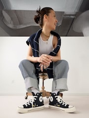 Converse Chuck Taylor Embroidered Florals High Trainers - 圖片 5/6