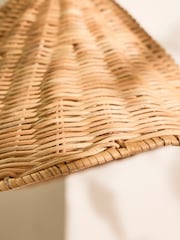 Dibor Natural Roscoe Rattan Scalloped Easy Fit Ceiling Shade - Image 4 of 5