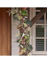 Lights4fun 1.5m Pre Lit Autumn & Christmas Garland - Image 3 of 5