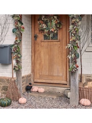 Lights4fun 1.5m Pre Lit Autumn & Christmas Garland - Image 5 of 5