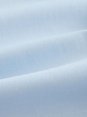 Blue/White Cotton Linen Blend Short Sleeve Smart Shirts 3 Pack - Image 6 of 6