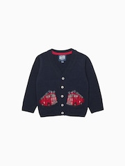 Trotters London Blue Fire Engine Cardigan - Image 1 of 2