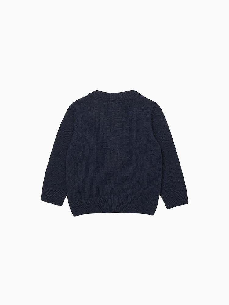 Trotters London Blue Fire Engine Cardigan - Image 2 of 2