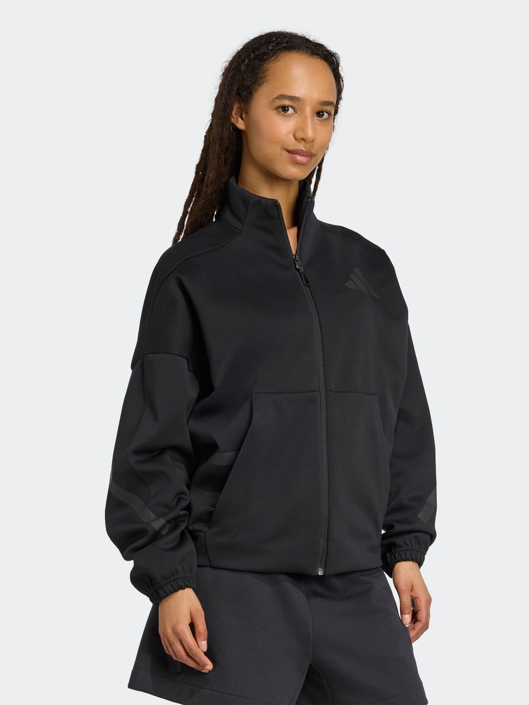 XL　Adidas Everyone Track Top black adidas Originals sweatshirt Premium Tracktop men's black color