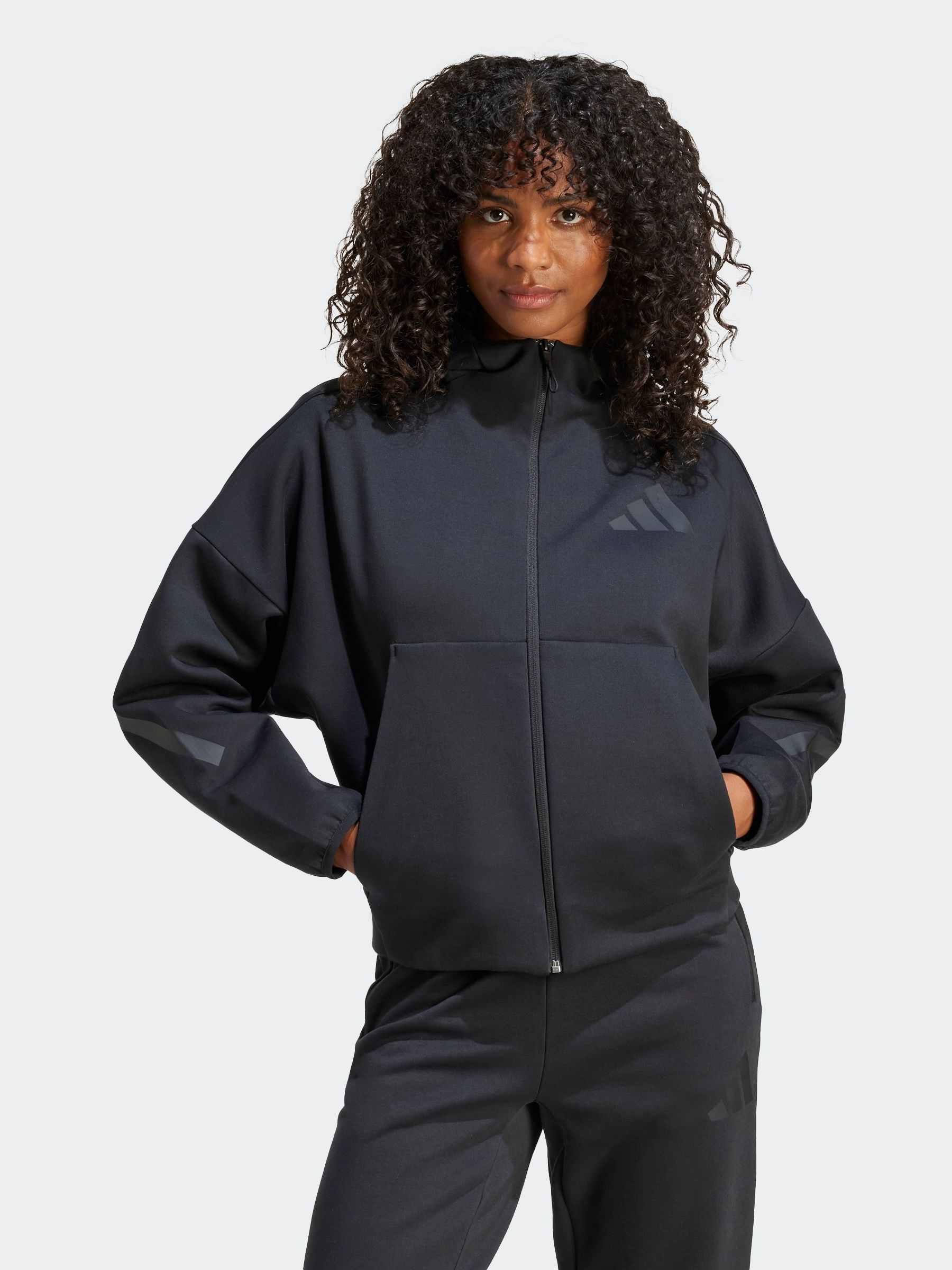 Buy adidas Black Z.N.E. Full-Zip Hoodie from Next USA