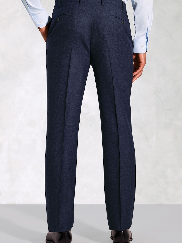 Brook Taverner Blue Italian Wool Suit Trousers - Image 2 of 2 Brook Taverner Blue Italian Wool Suit Trousers - Image 2 of 2