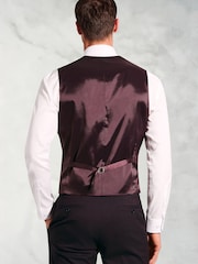 Brook Taverner Red Flannel Suit Waistcoat - Image 2 of 3