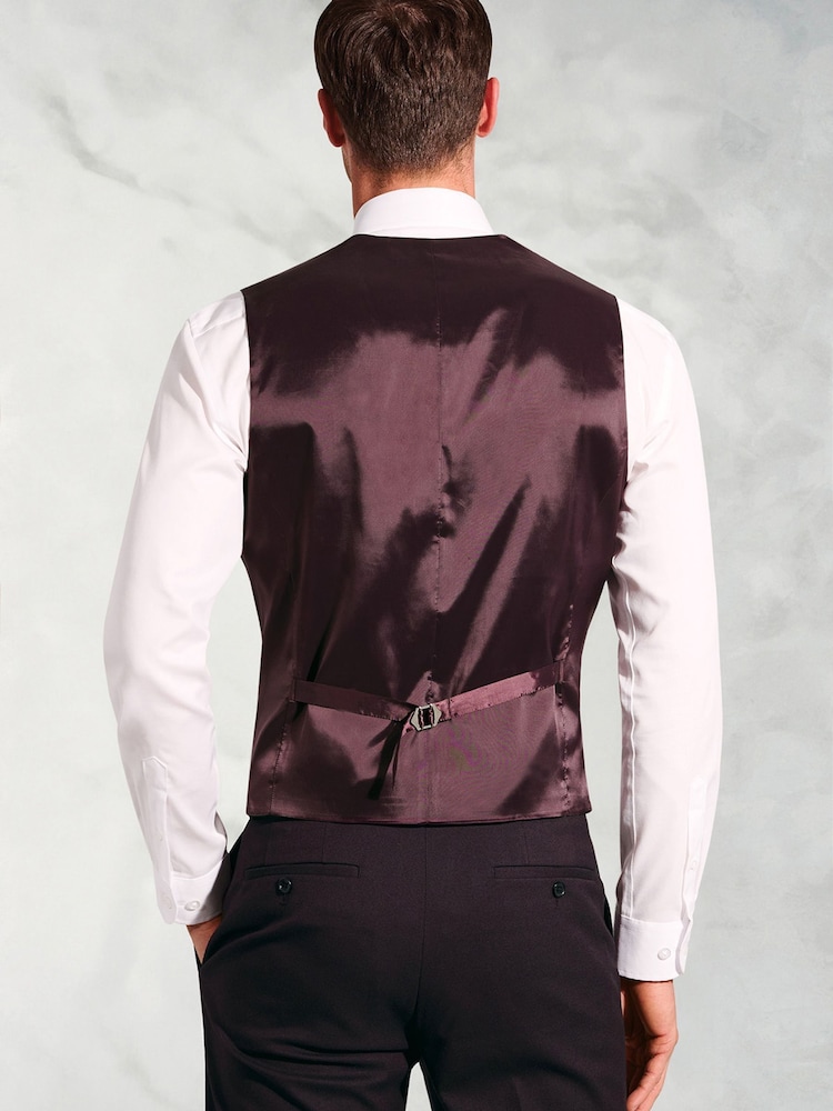 Brook Taverner Red Flannel Suit Waistcoat - Image 2 of 3
