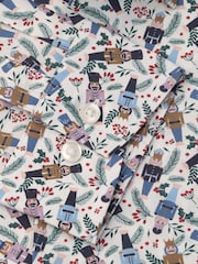 Brook Taverner Natural Nutcracker Print Cotton Shirt - Image 5 of 5