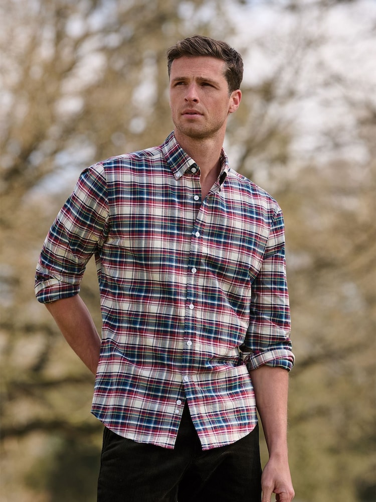 Brook Taverner Navy Blue Lambswool Zip Neck Jumper - Image 4 of 4 Brook Taverner Navy Blue Lambswool Zip Neck Jumper - Image 4 of 4