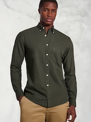 Brook Taverner Green Oxford Cotton Shirt - Image 1 of 6