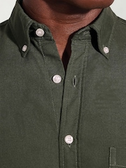 Brook Taverner Green Oxford Cotton Shirt - Image 3 of 6